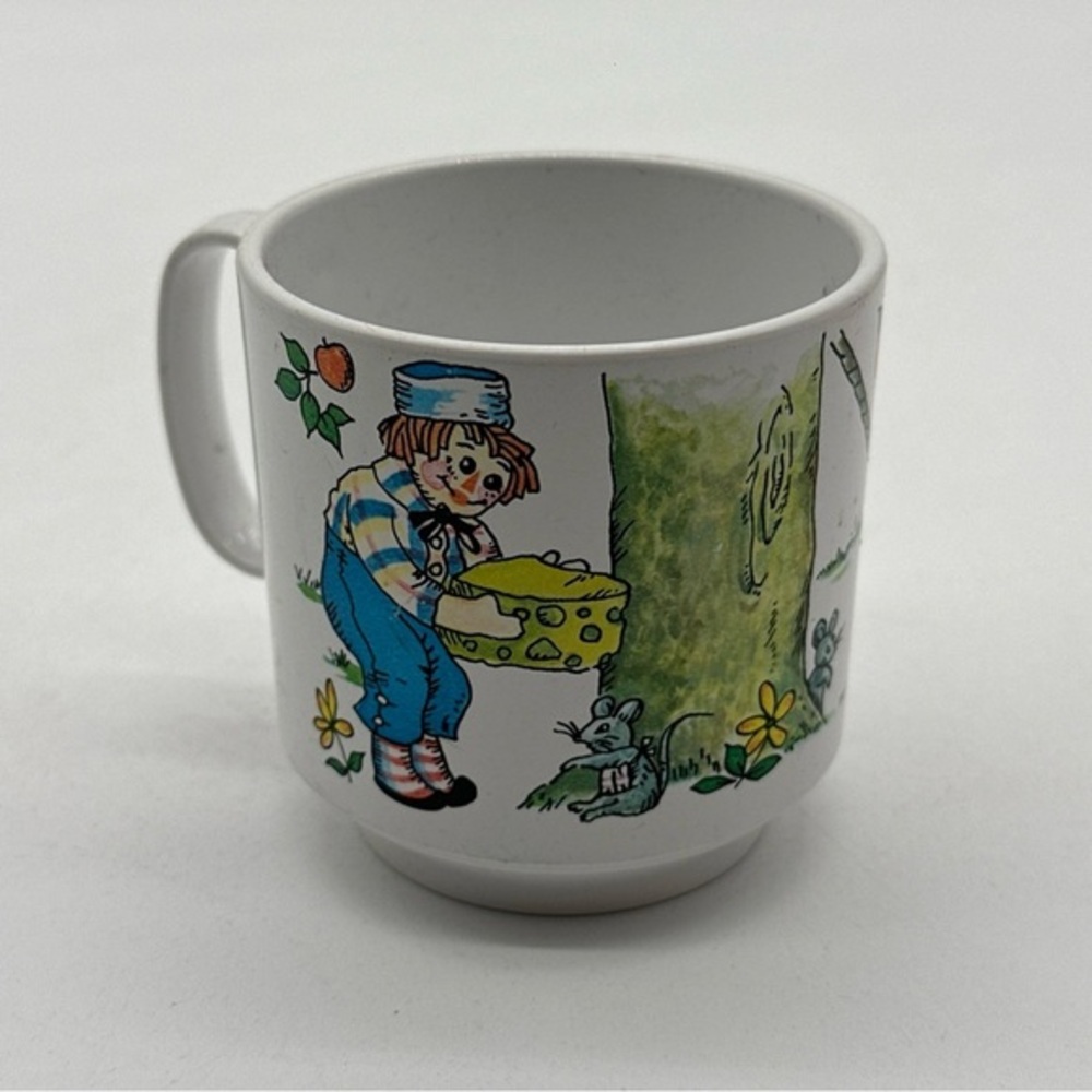 VINTAGE ONEIDA WARE RAGGEDY ANN/ANDY‎ CHILDS CUP #4309 1969